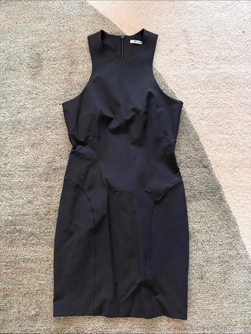 Alexander Wang Classic Black Sleeveless Sheath Dress